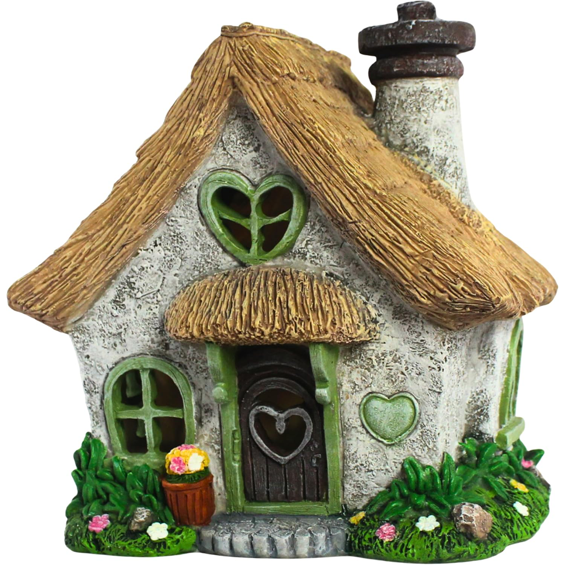 Green Solar Fairy Cottage House