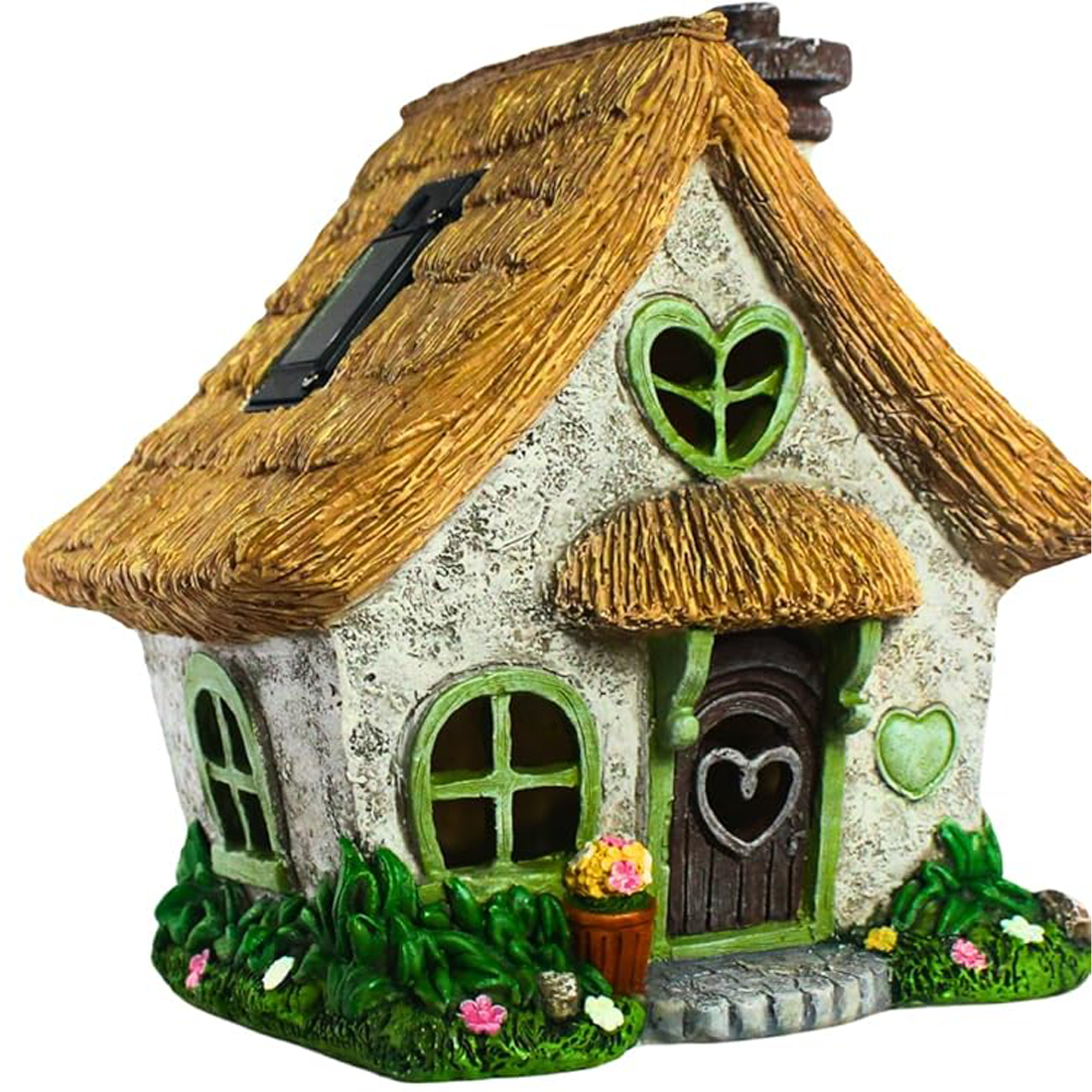 Green Solar Fairy Cottage House