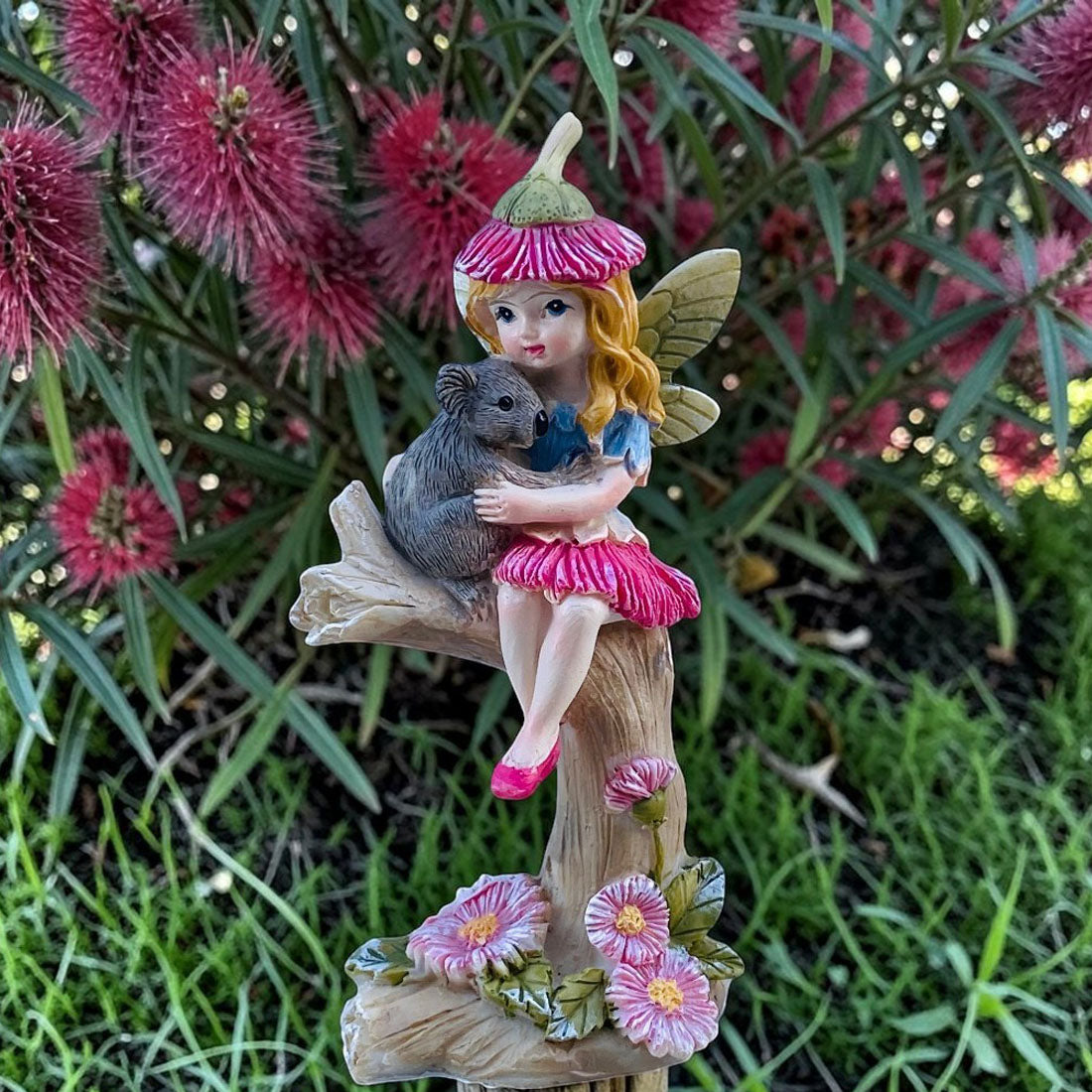 Gum Blossom Fairy with Koala Figurine
