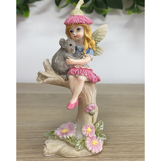 Gum Blossom Fairy with Koala Figurine