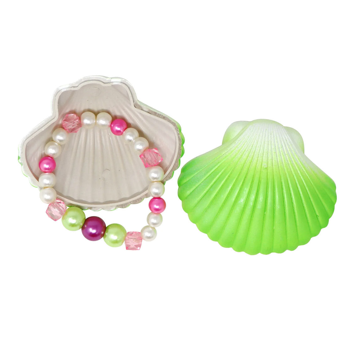 Hatch Clam Shell With Surprise Pearl Bracelet