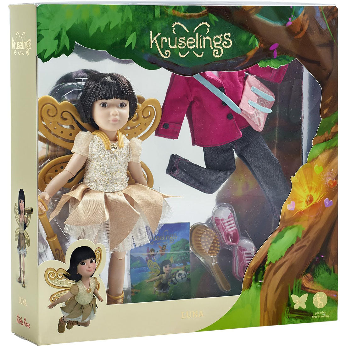 Kruselings Luna Doll Deluxe Fairy & Casual Set