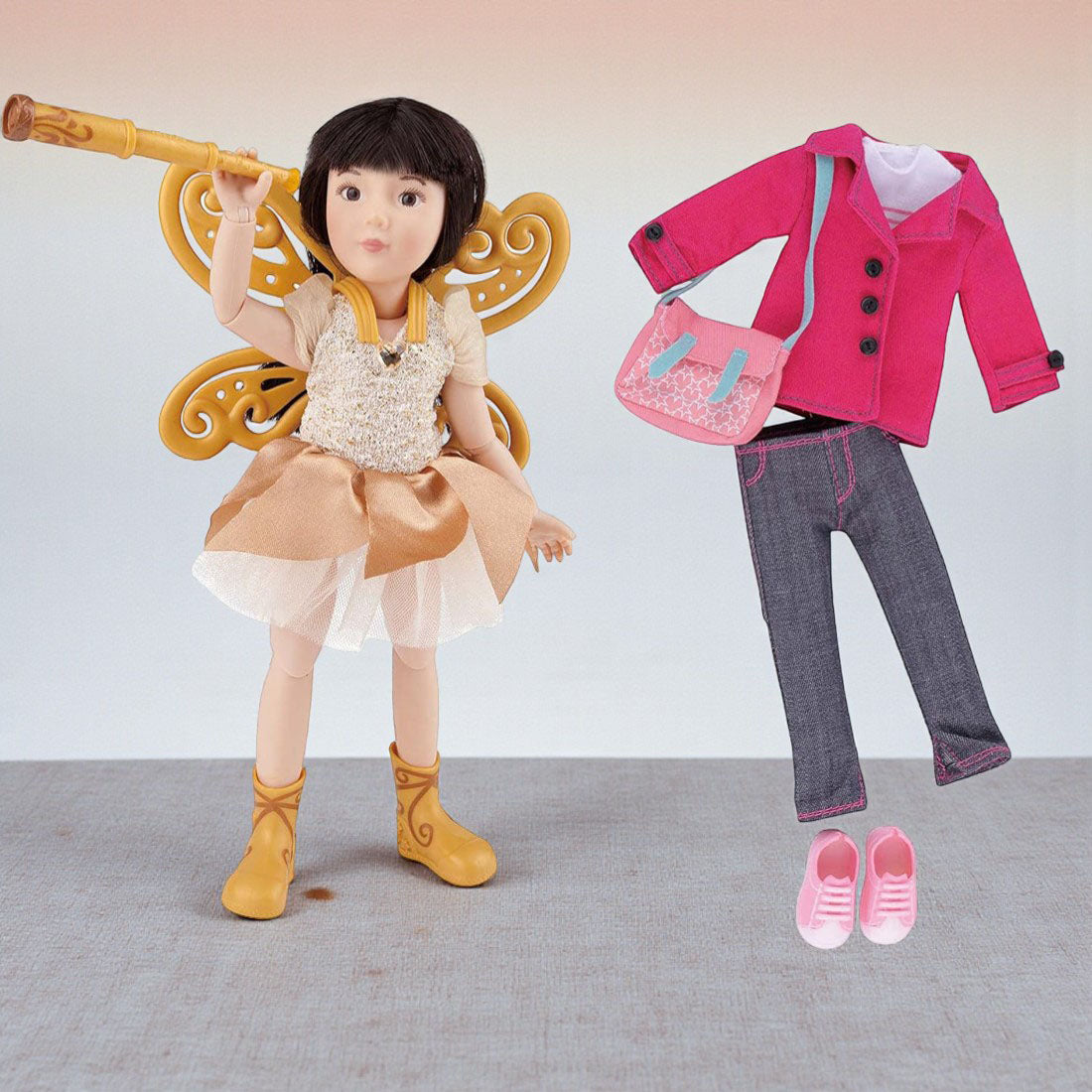 Kruselings Luna Doll Deluxe Fairy & Casual Set