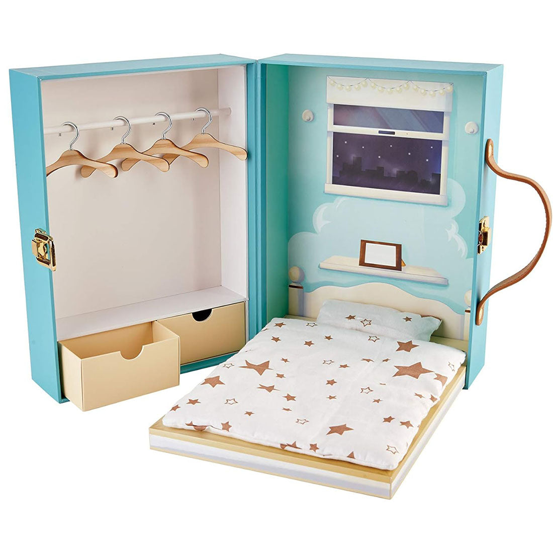 Kruselings Magical Dream Doll Closet Room Toy Case With Handle