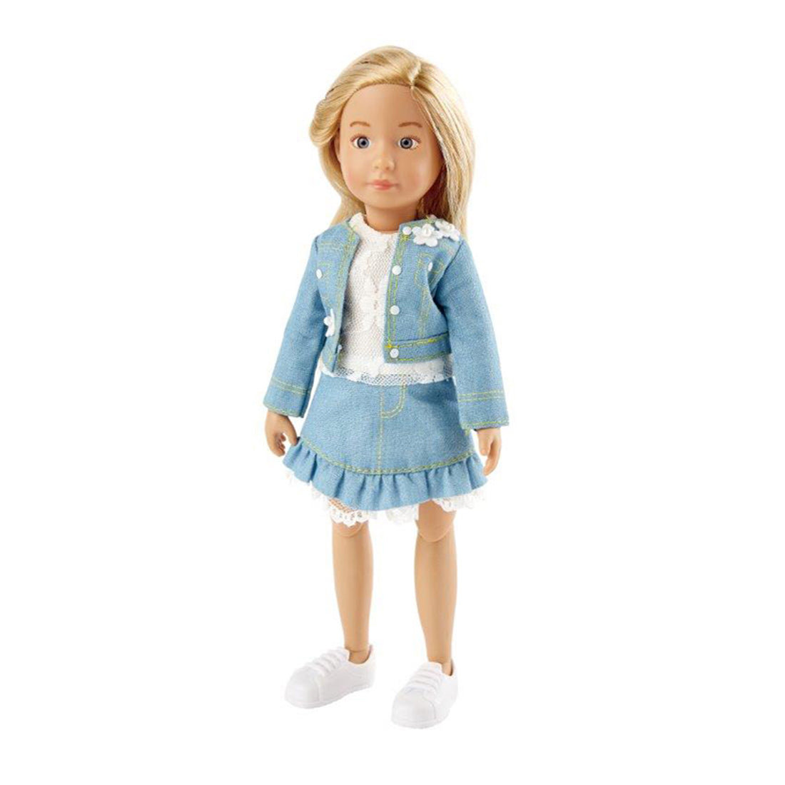 Kruselings Sweet Mint Denim Suit Outfit