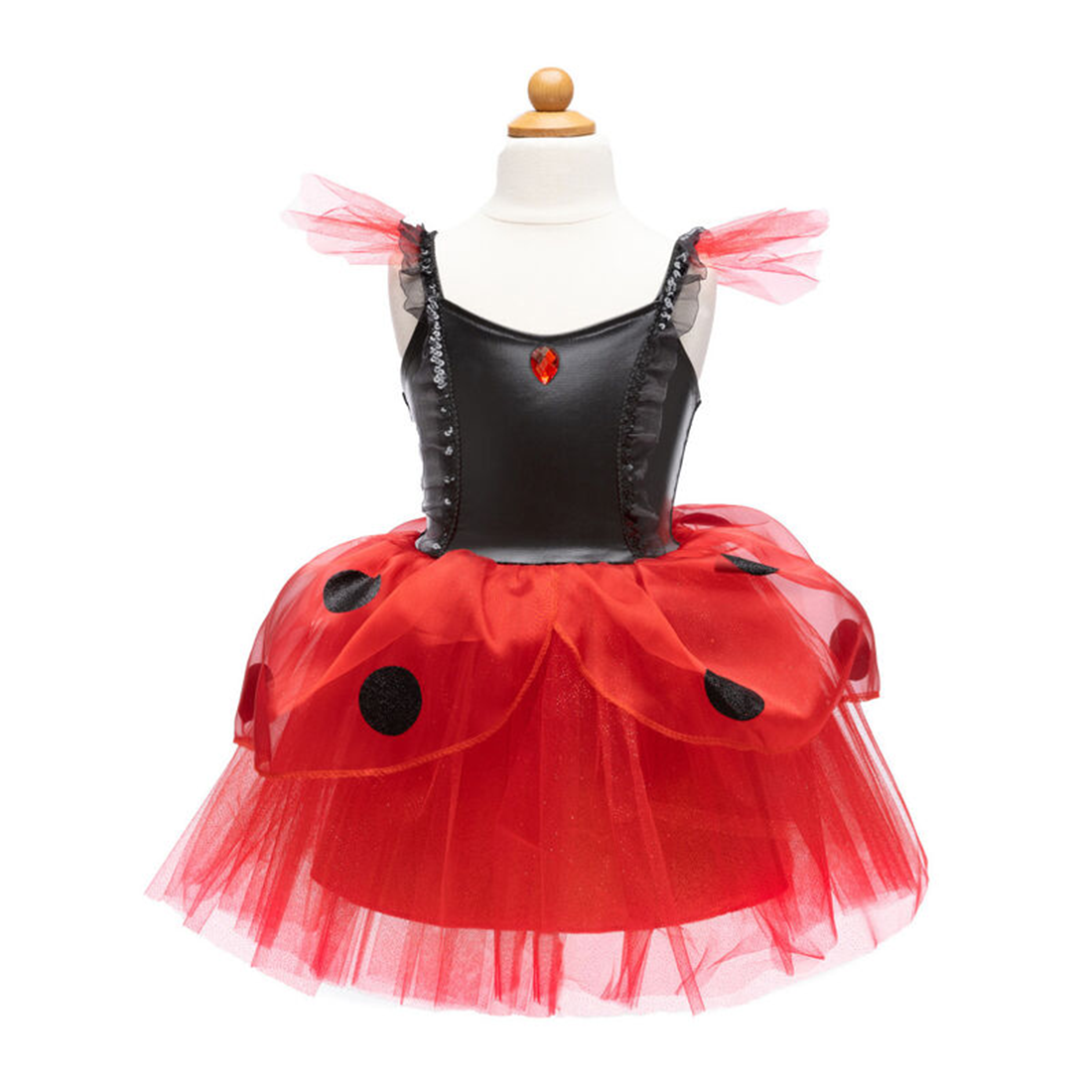 Lady Bug Dress & Headband Size 3-4