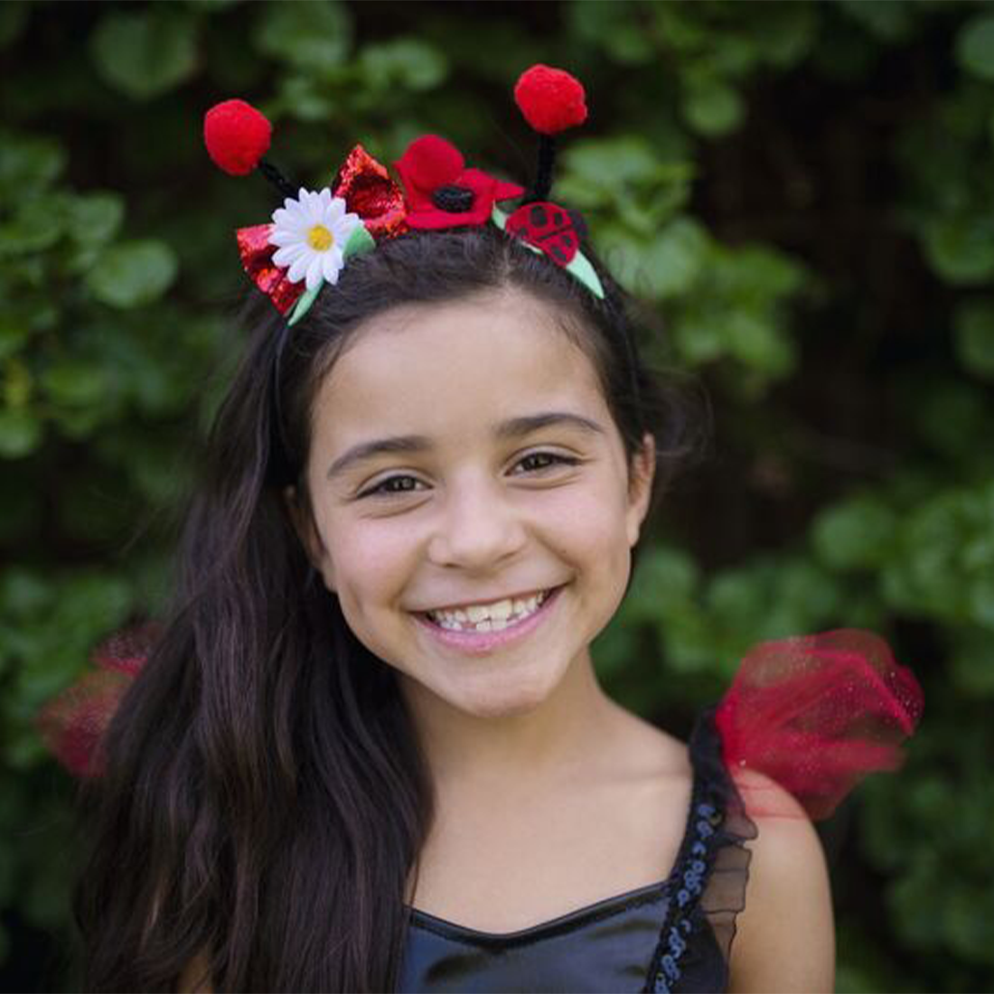 Lady Bug Dress & Headband Size 3-4