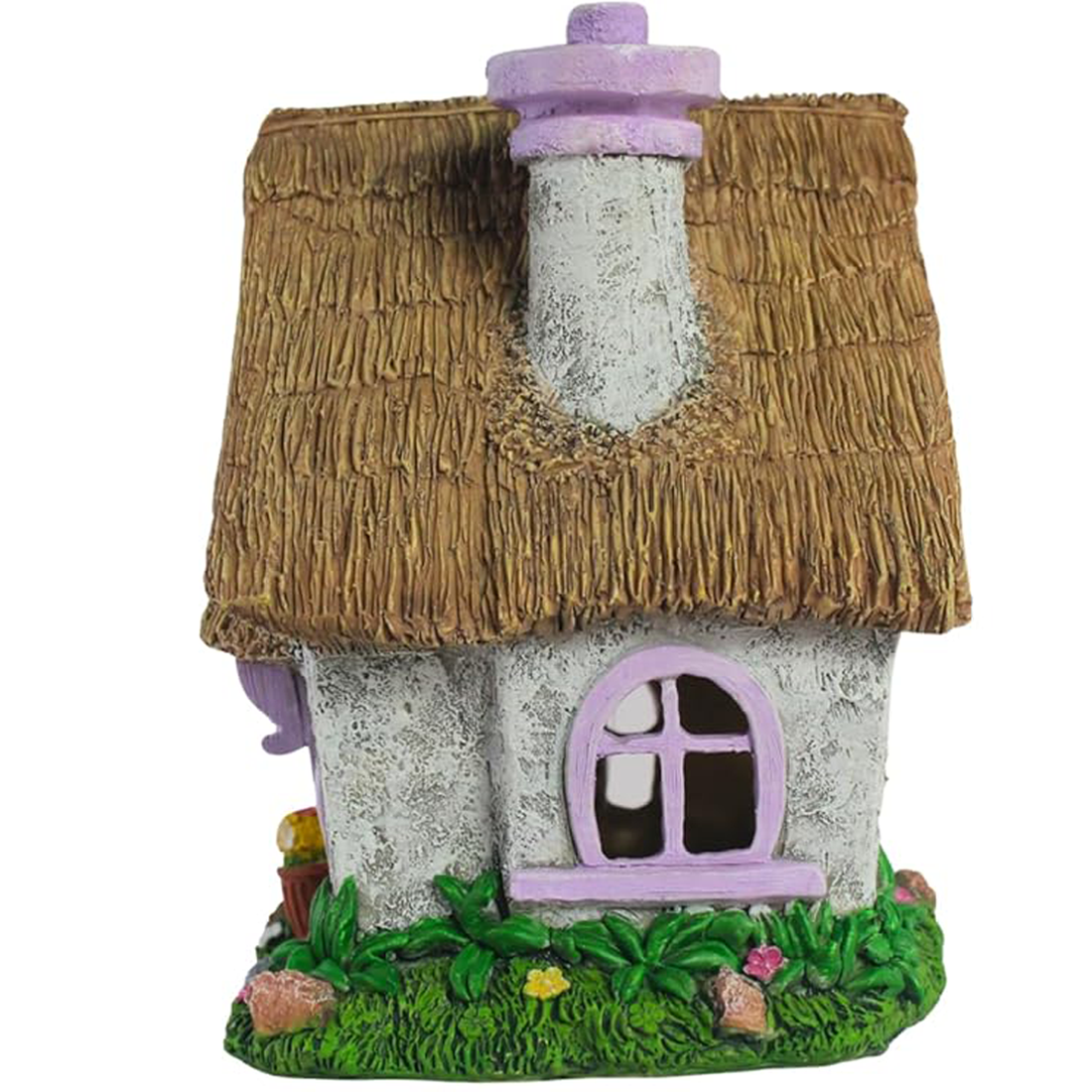 Lavender Solar Fairy Cottage House