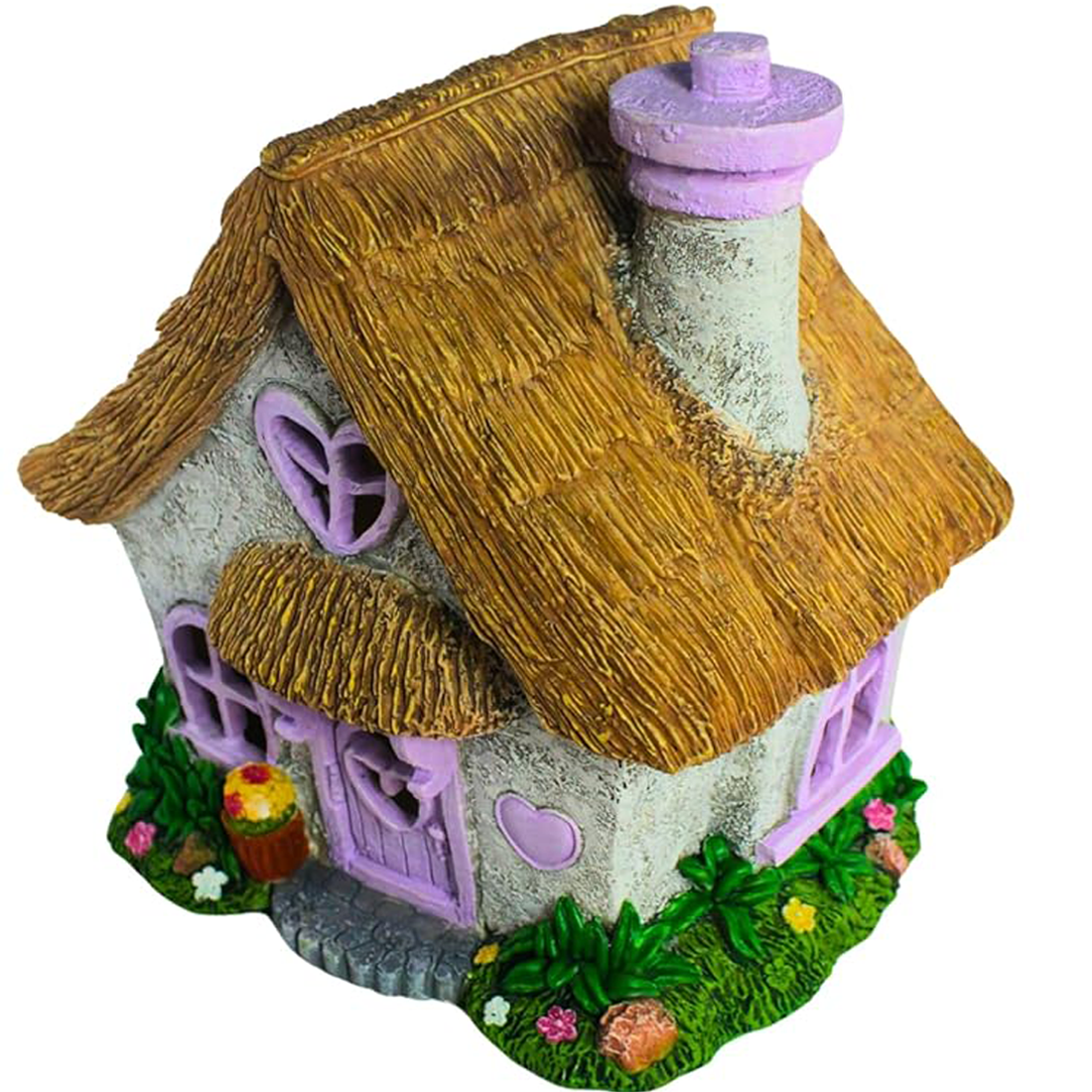 Lavender Solar Fairy Cottage House