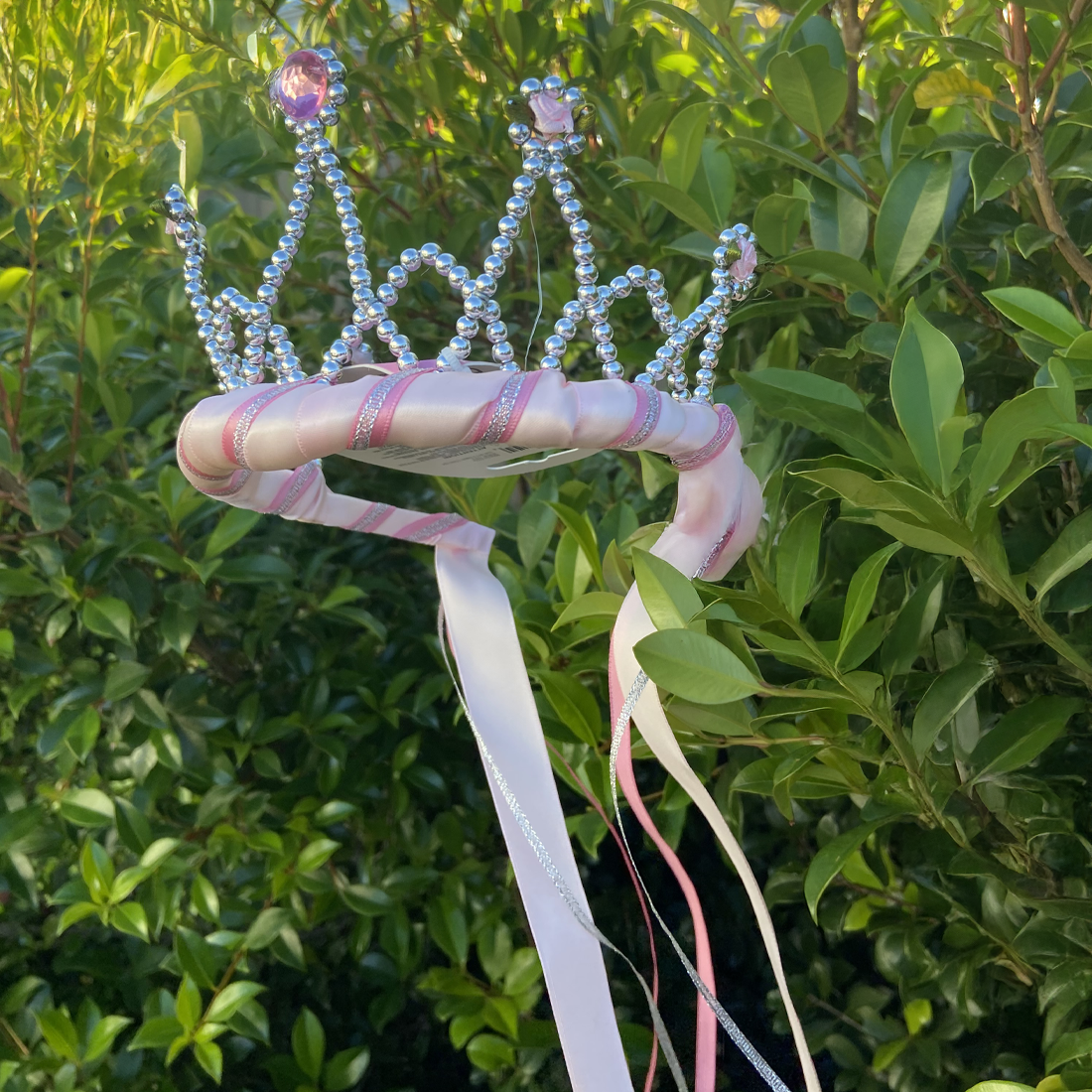 Light Pink Ribbon Tiara