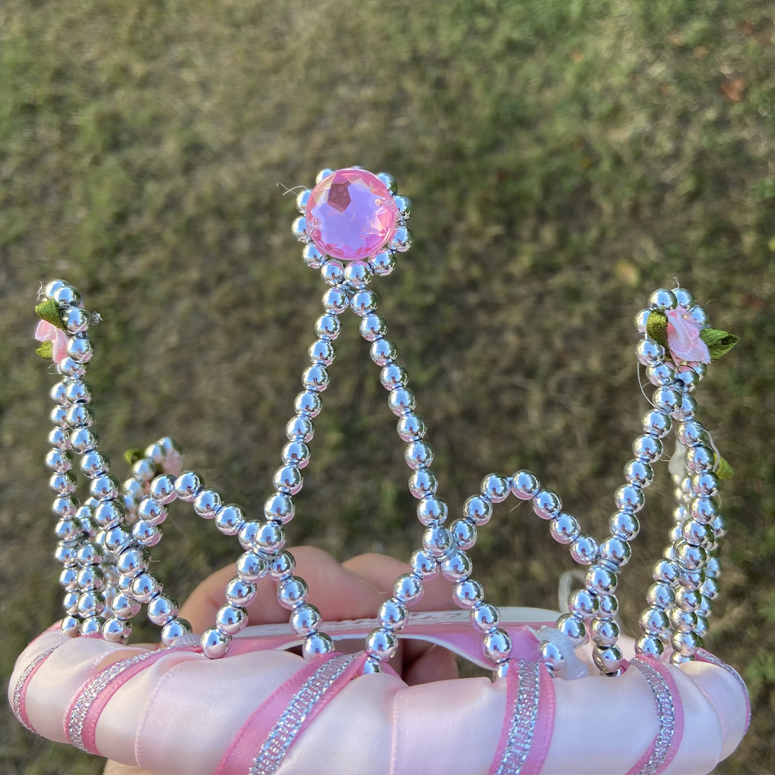 Light Pink Ribbon Tiara