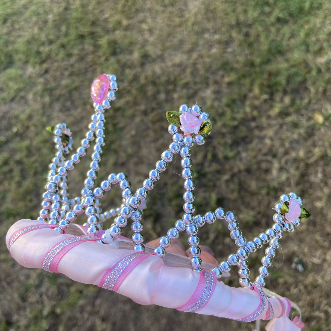 Light Pink Ribbon Tiara