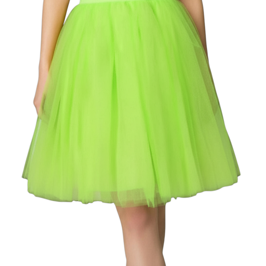 Long 60cm Lime Green Tulle Tutu