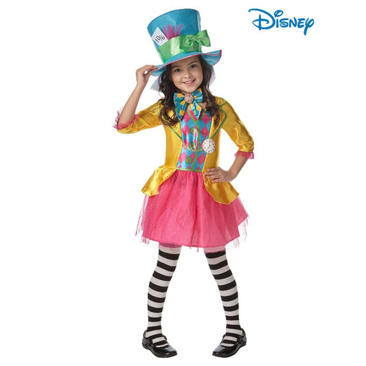 Mad Hatter Girls Deluxe Costume