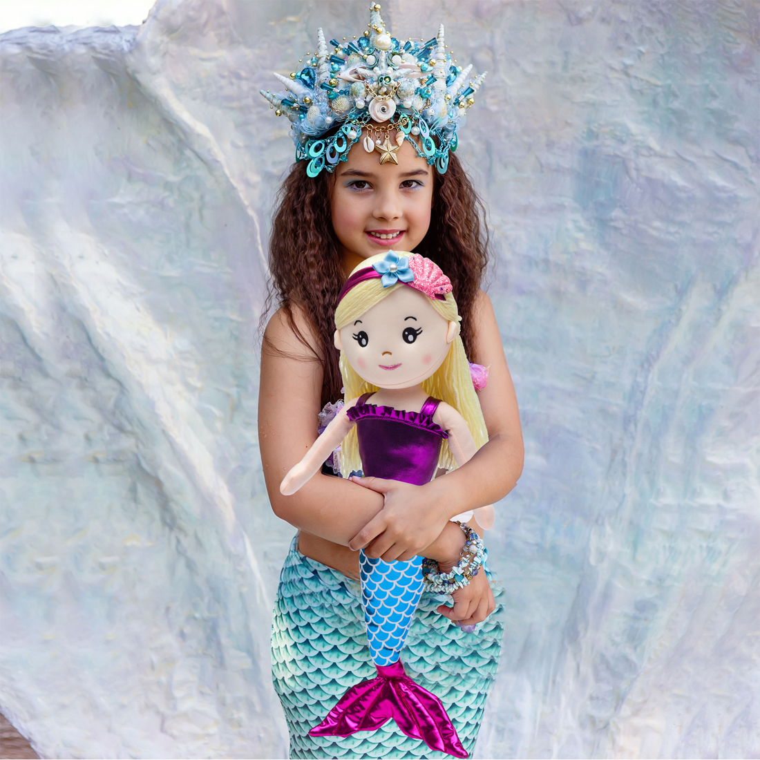 Blue shop mermaid doll