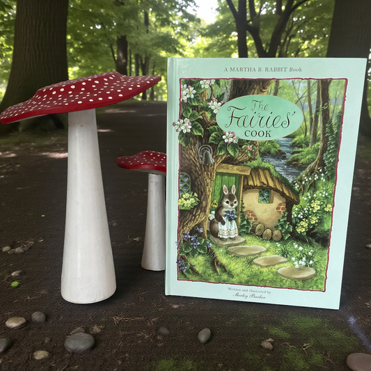 Martha B Rabbit The Fairies Cook Hardback Book by Shirley Barber