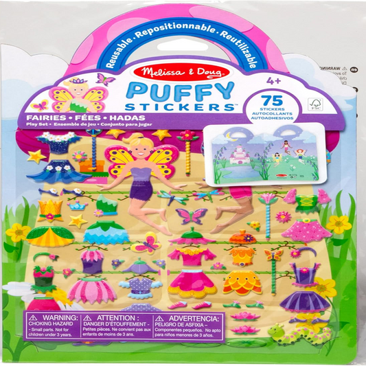Melissa and Doug - Reusable Puffy Sticker Play Set - Fairy
