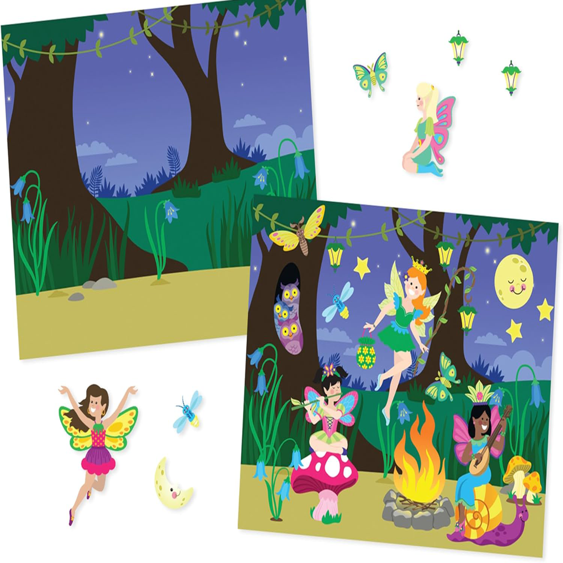Melissa & Doug Reusable Sticker Pad: Fairies