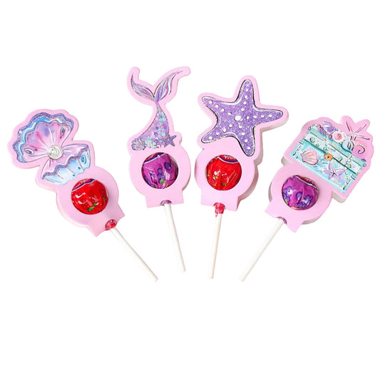 Mermaid Birthday Lollipop Party Favour 8PK