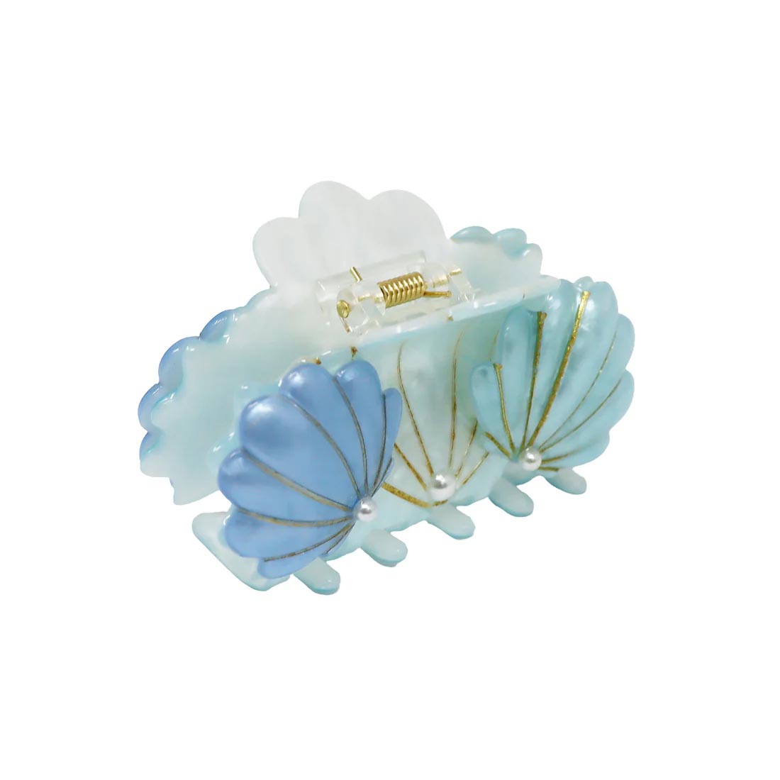 Mermaid Seashell Claw Hair Clip