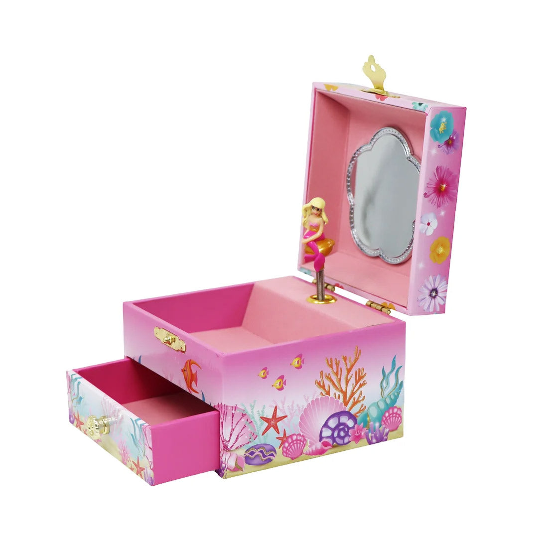 Mermaid Small Musical Jewellery Box
