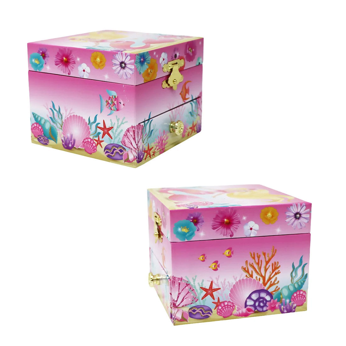Mermaid Small Musical Jewellery Box