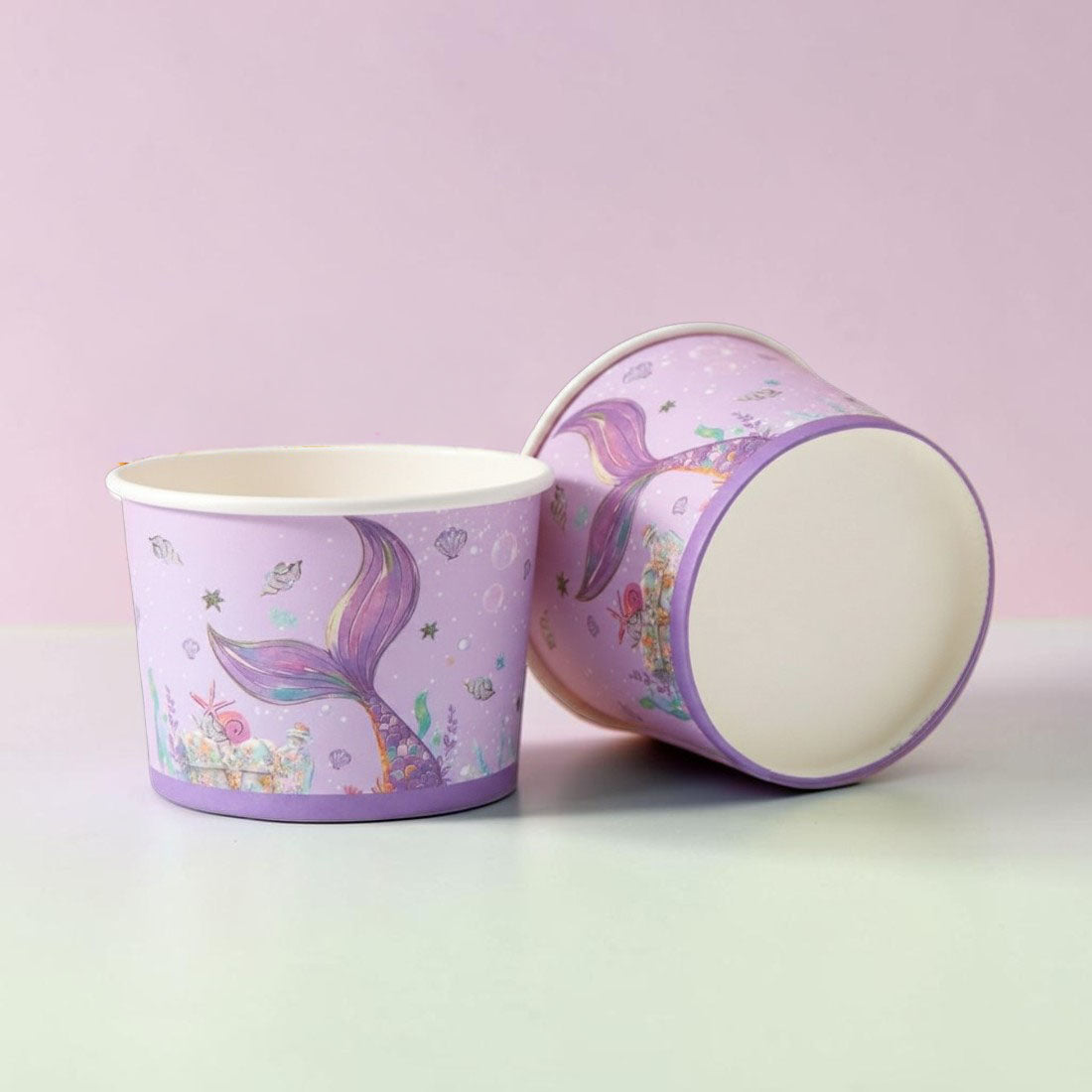 Mermaid Small Party Cup Bowl 6pk