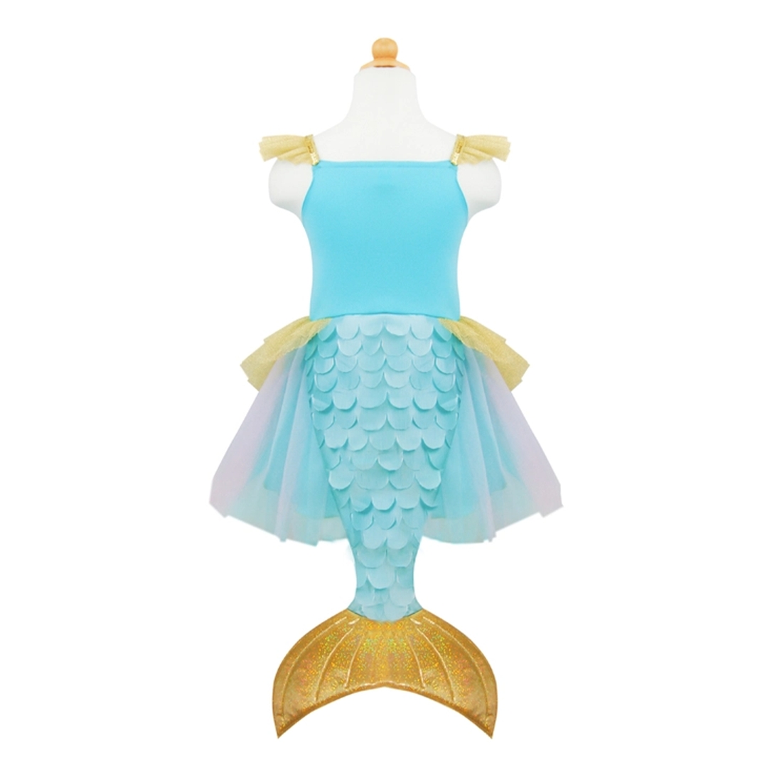 Mermalicious Mermaid Dress with Tail  Size 5-6