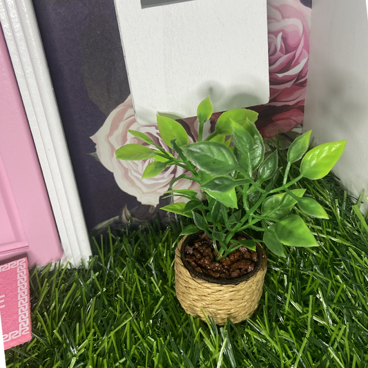 Mini Artificial Green Tree in Pot
