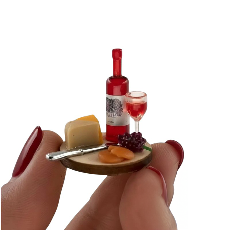 Miniature Cheese and Wine Platter