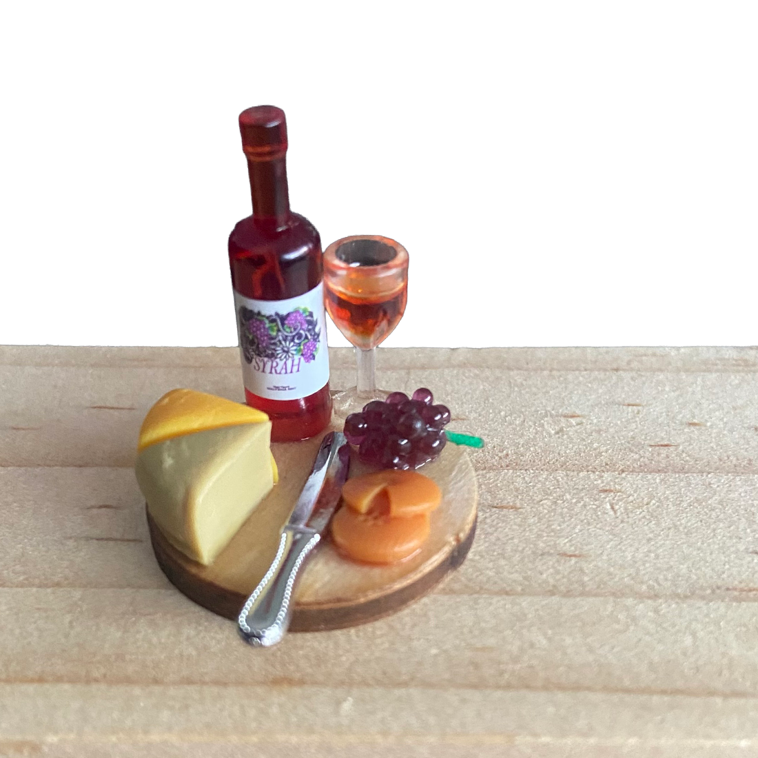Miniature Cheese and Wine Platter