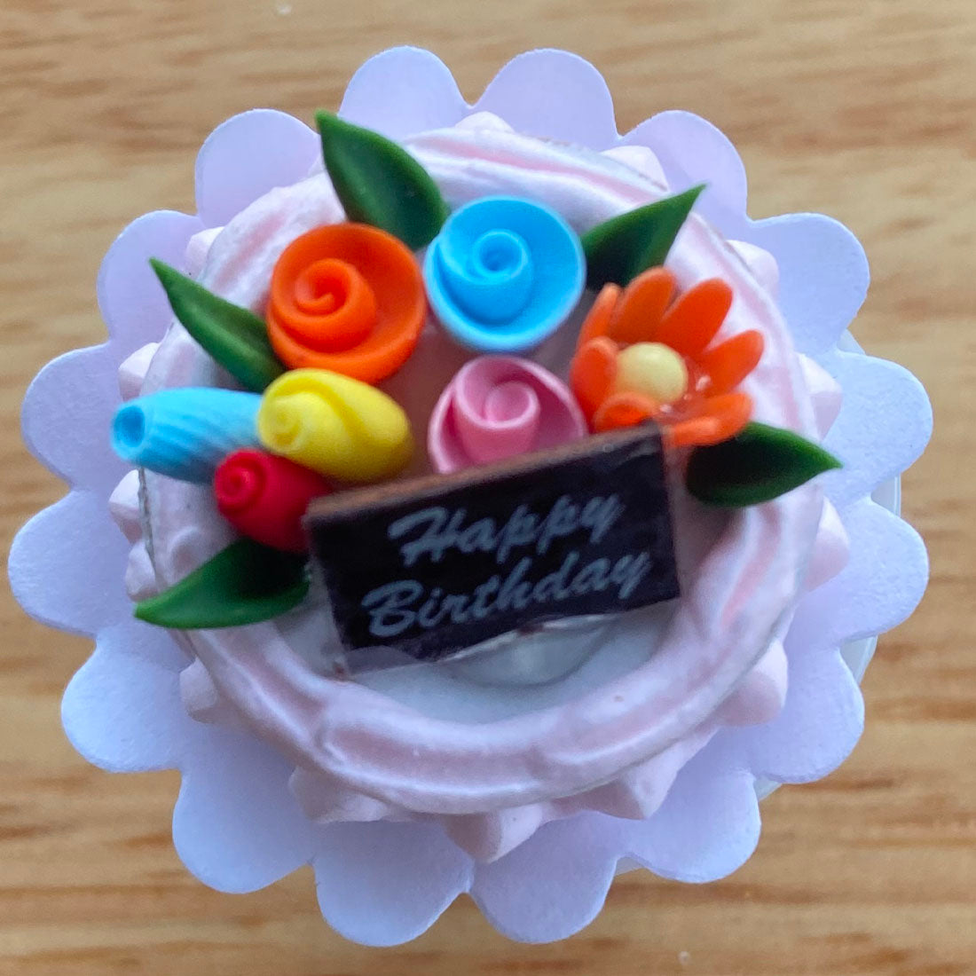 Miniature Fairy Birthday Cake