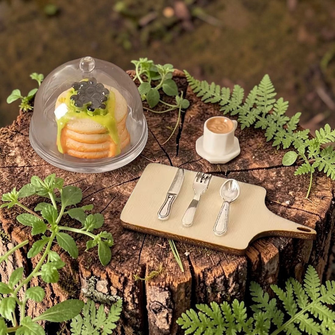 Miniature Fairy Cake & Coffee Set