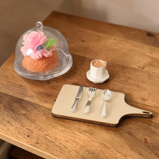 Miniature Fairy Coffee & Cake Set