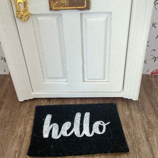 Miniature Fairy Door Hello Mat