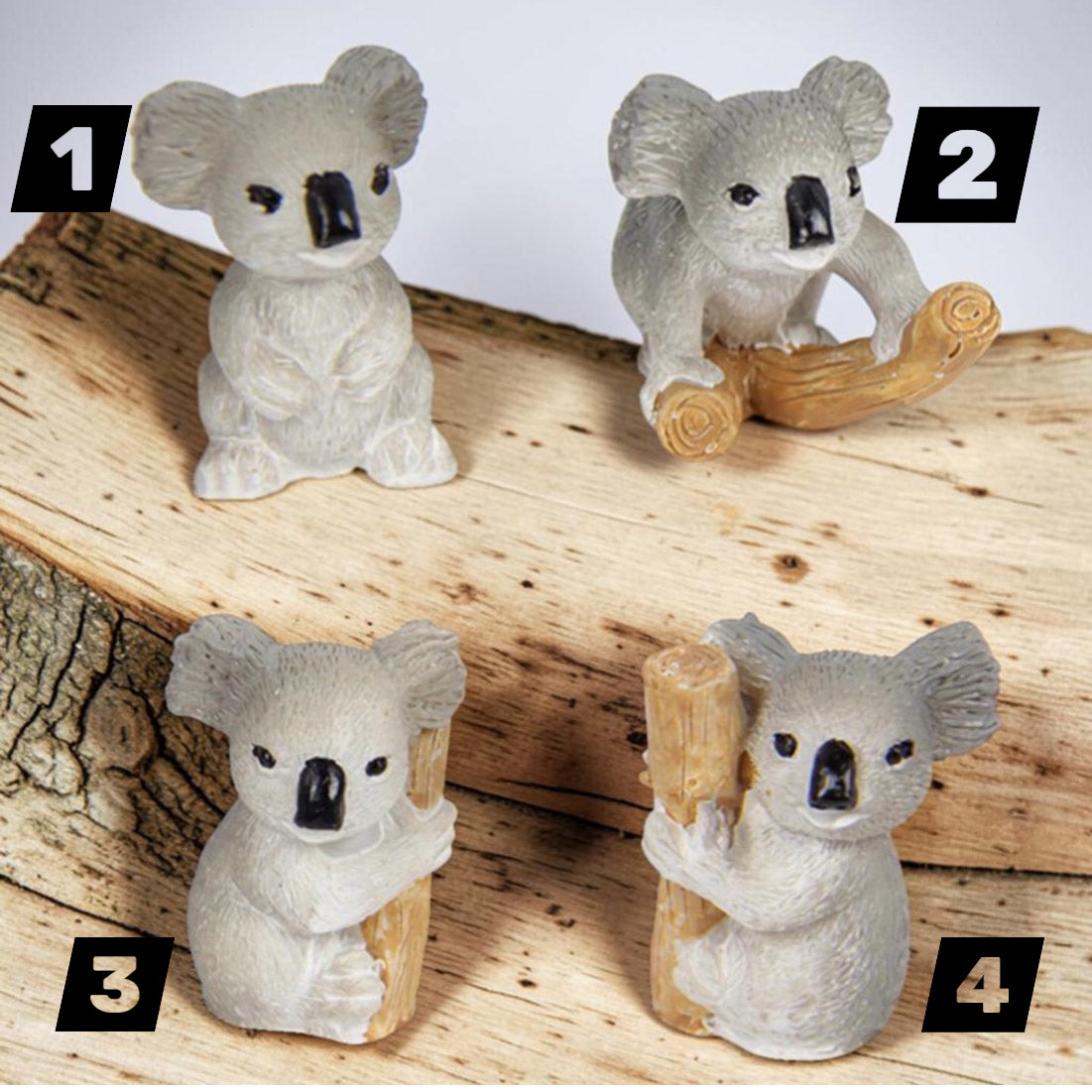 Miniature Fairy Garden Koalas