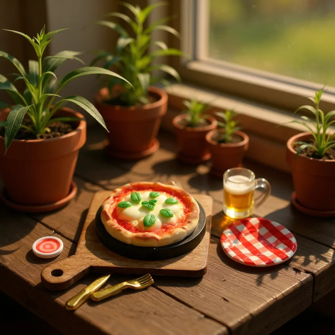 Miniature Fairy Pizza Set