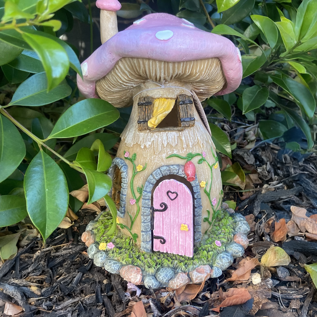 Mushroom House with Opening Door