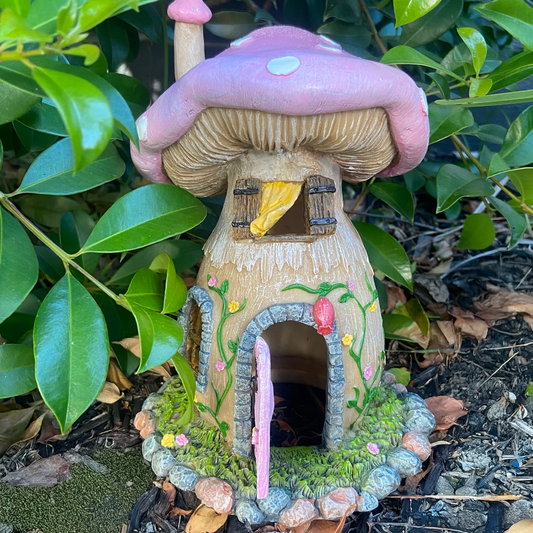 Mushroom House with Opening Door