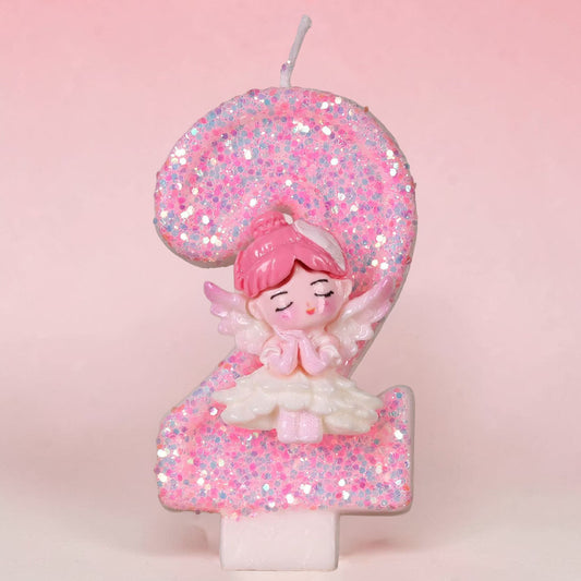 No. 2 Pink Fairy Candle