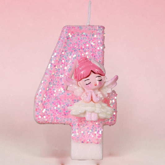 No.4 Pink Fairy Candle