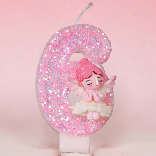 No.6 Pink Fairy Candle