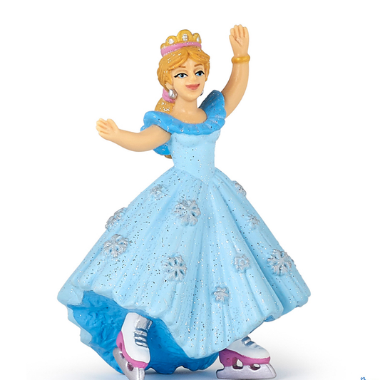 Papo Princess with Ice Skates Blue Toy Figurine