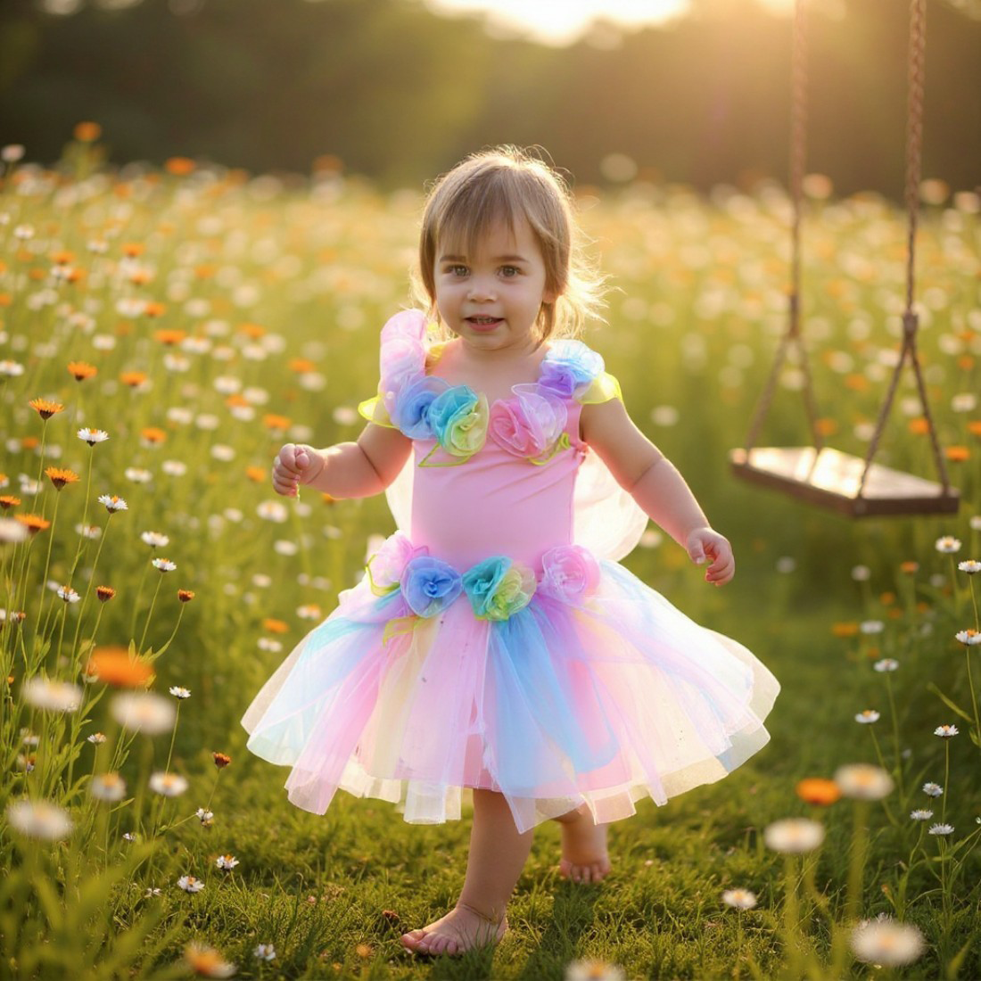 Pastel Pink Toddler Fairy Dress