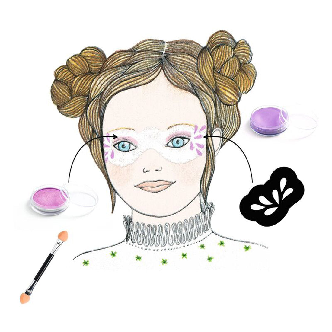 Pearl Face Painting Activity Kit