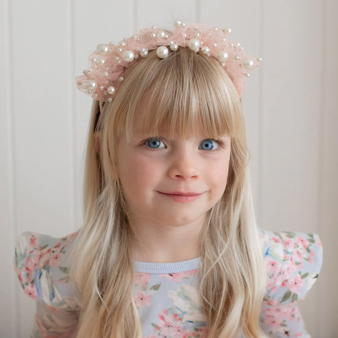 Pink and Pearl Headband
