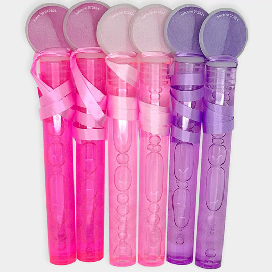 Pink and Purple Fairy Bubble Wands 6pk