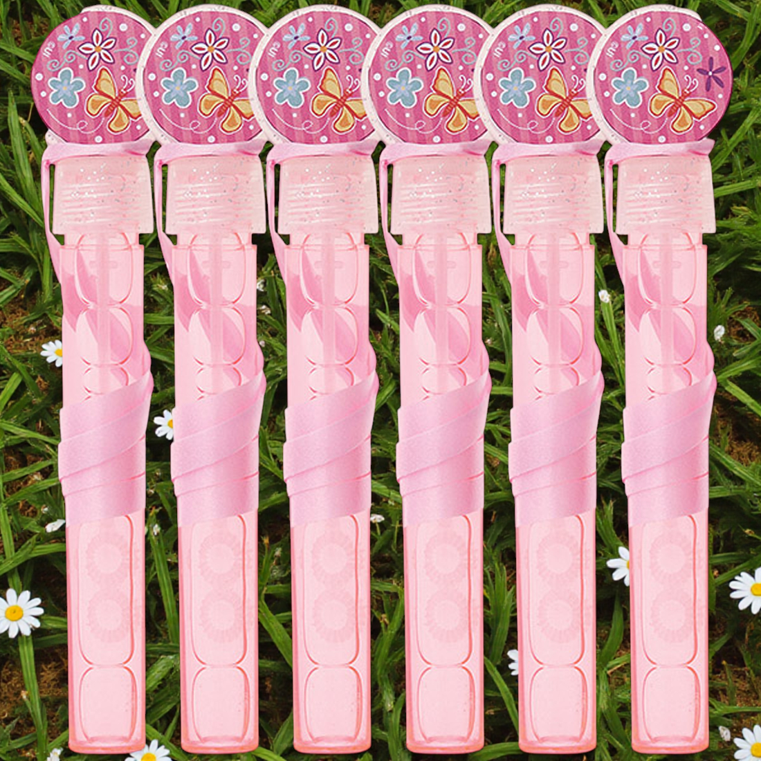 Pink Fairy Bubble Wands