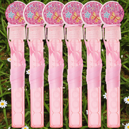 Pink Fairy Bubble Wands