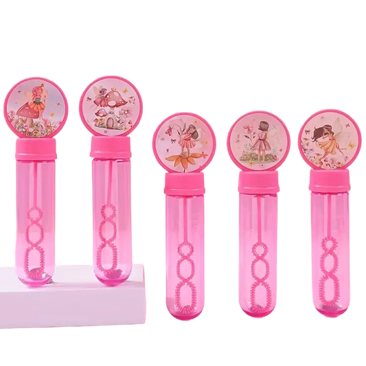 Pink Fairy Bubble With Wands Party Favour